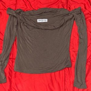 Princess Polly Olive Long Sleeve Top